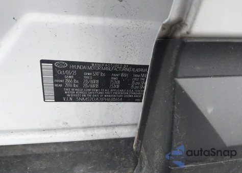 2023 Hyundai Santa Fe Sel z USA, uszkodzony, nr VIN 5NMS2DAJ1PH630654